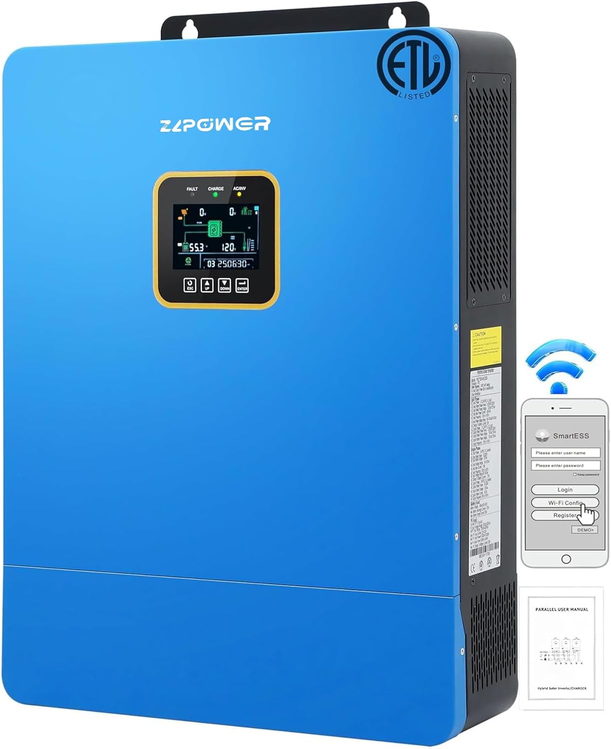 Image 1 of buy 48v hybrid solar inverter 10kw