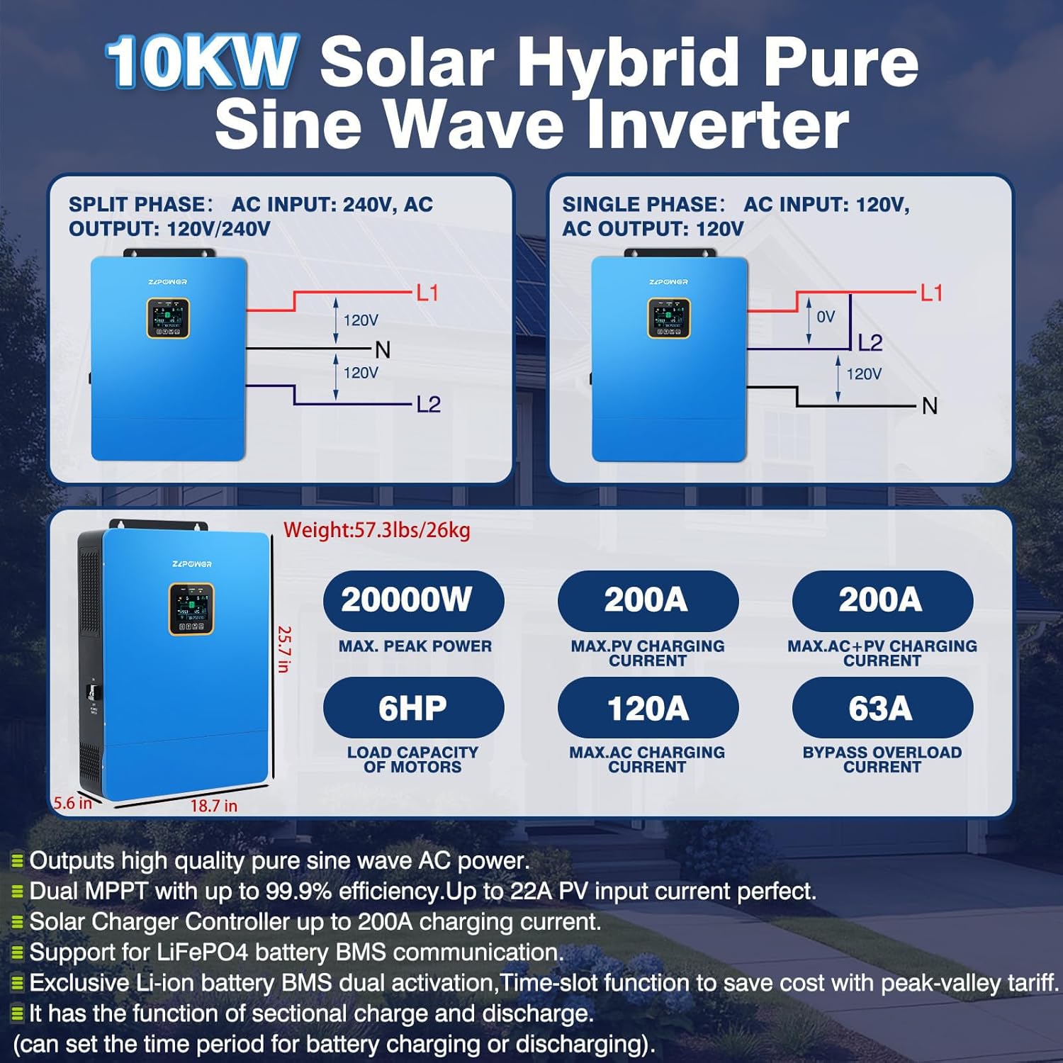 buy 48v hybrid solar inverter 10kw,should i buy a hybrid solar inverter 10kw,10kw inverter vs 8kw for home backup,best 48v inverter for solar panels,48v hybrid inverter 10kw pros cons,is 10kw solar inverter worth buying unboxing and complete package contents
