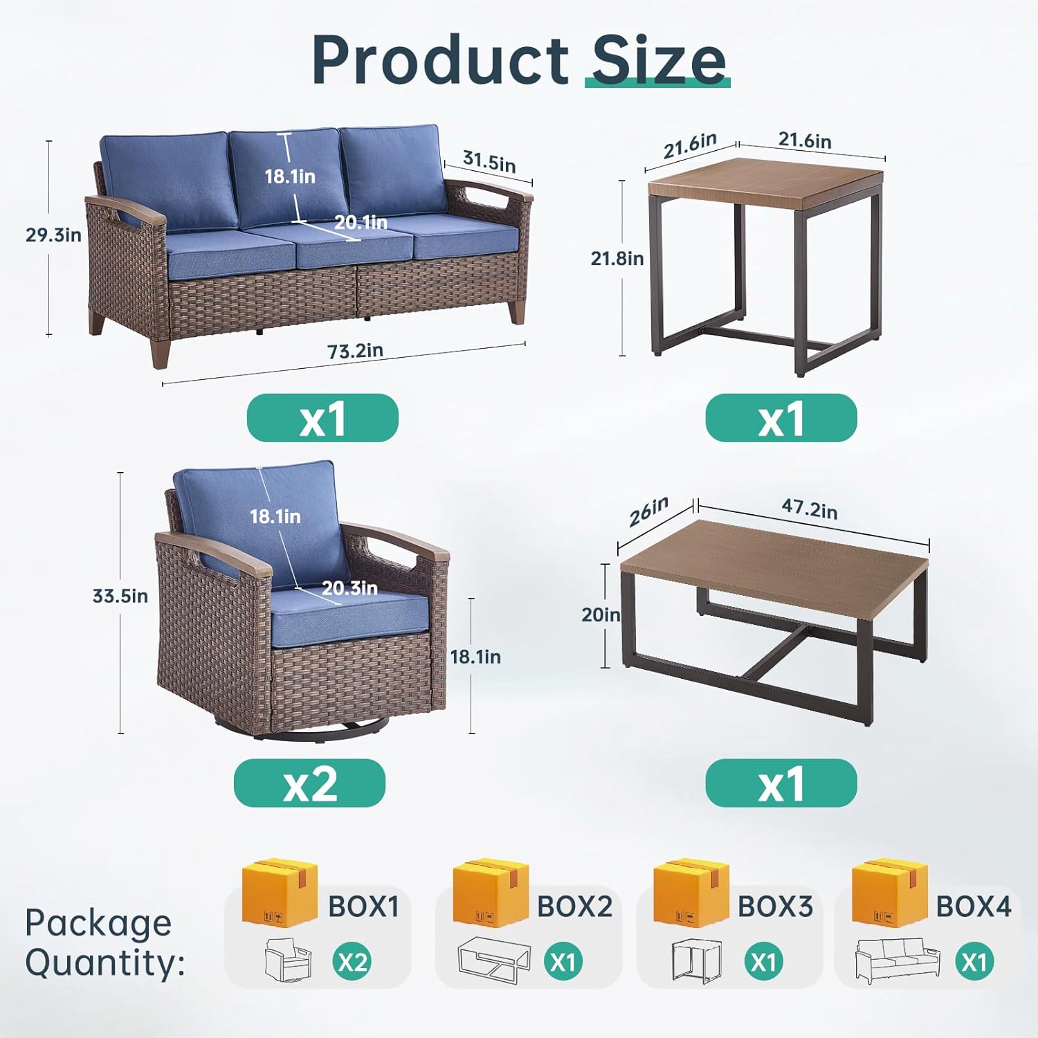buy 5 piece patio furniture set,best outdoor conversation set for porches,should I buy a wicker patio set with swivel chairs,artfurniz patio set pros cons,heavy duty outdoor furniture vs alternatives,all weather wicker furniture worth buying unboxing and complete package contents
