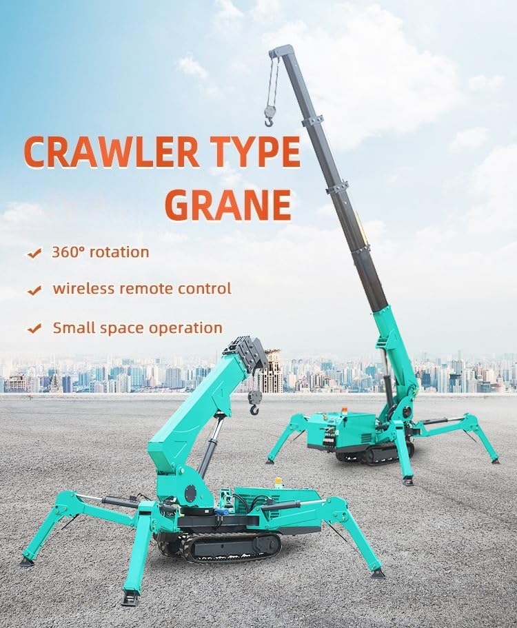 Step-by-step guide for buy 5 ton spider crane,spider crane worth buying,5 ton mini crane pros cons,best spider crane for construction,tracked crane vs alternatives,should I buy a spider crane - complete tutorial
