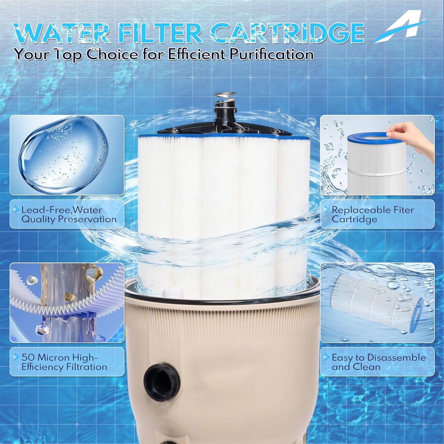 Step-by-step guide for buy 520 sq ft pool filter,520 sq ft cartridge pool filter,Pentair Clean and Clear EC-160332,best cartridge pool filter,how to maintain DE pool filter,high flow pool filter for pumps - complete tutorial