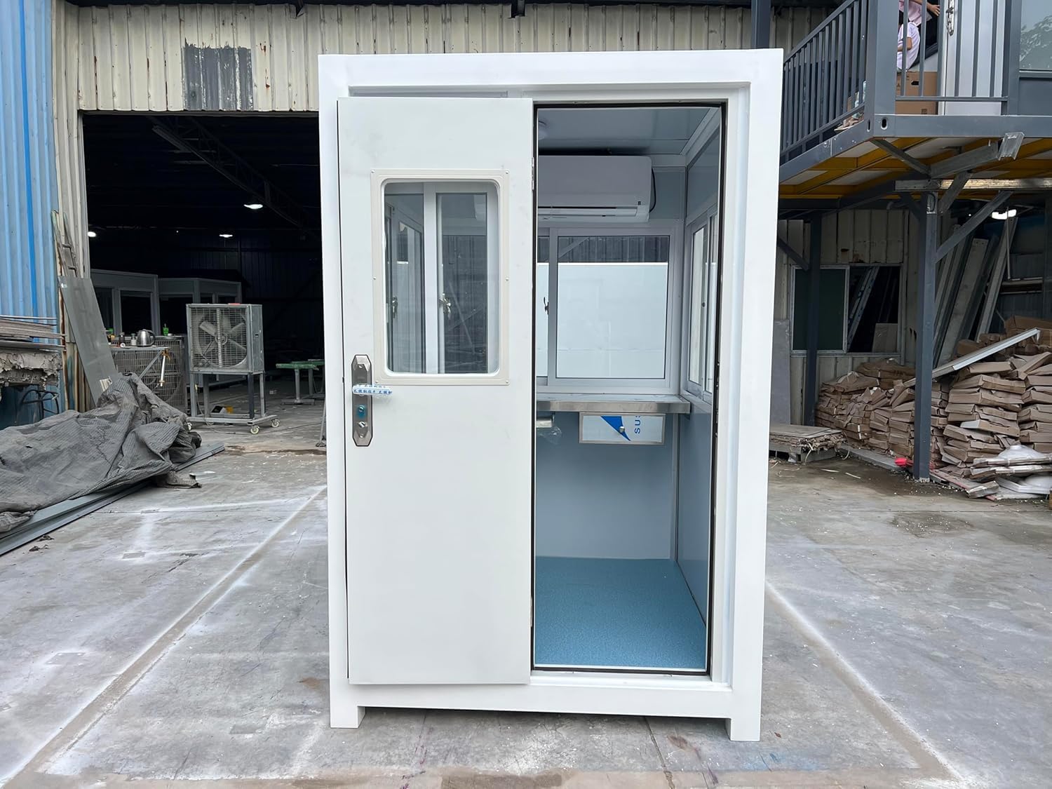 buy 5x5 guard shack with AC,5x5 guard shack worth buying,guard shack with AC pros cons,best portable security booth,should I buy a guard shack,guard shack vs security booth performance testing and real-world results