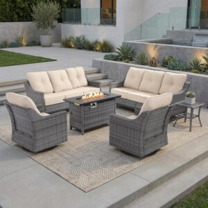 Image 1 of buy 6 piece patio furniture set with fire pit