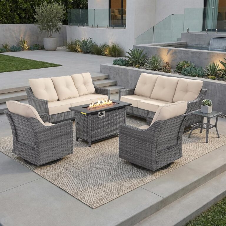 Image 1 of buy 6 piece patio furniture set with fire pit