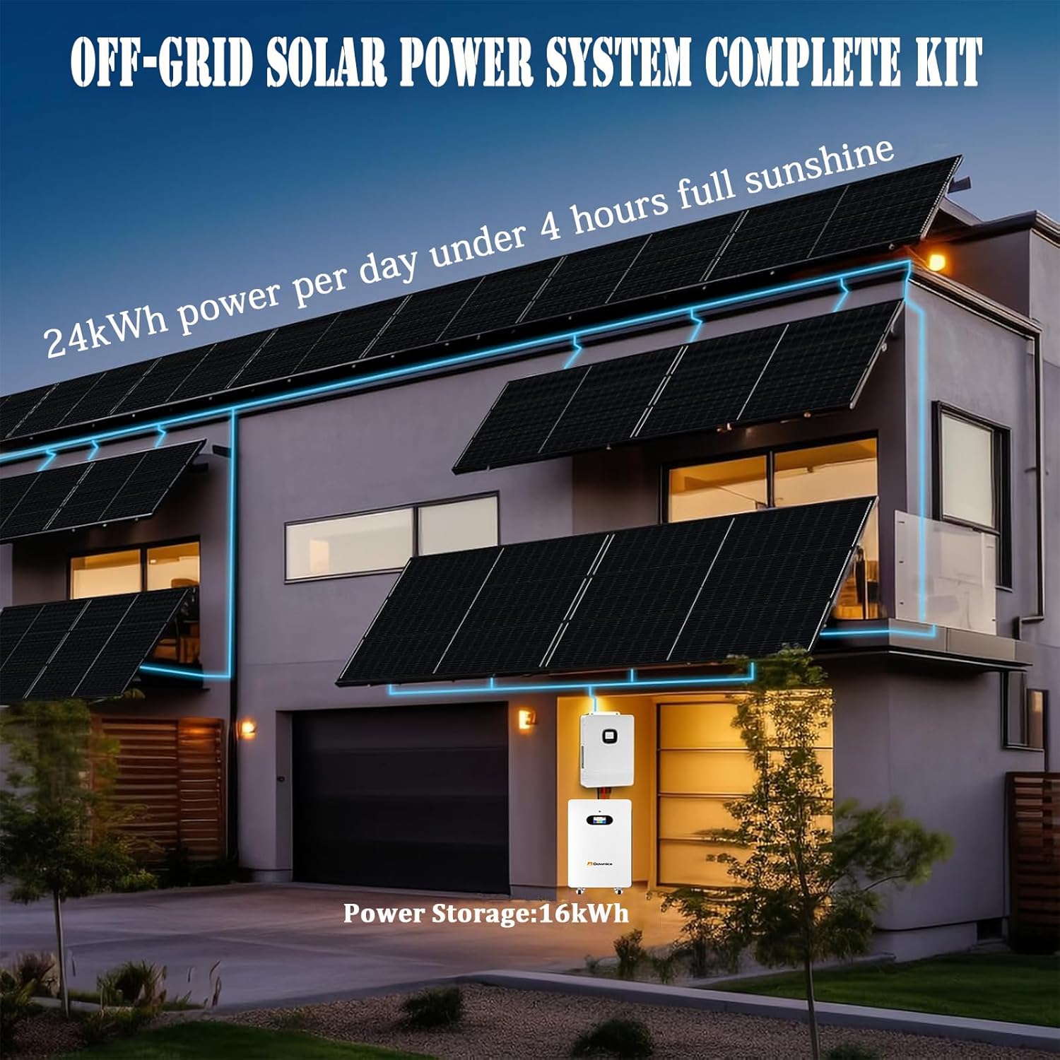 buy 6KW solar power system,6KW solar system worth buying,best off-grid solar kit for home,Dawnice solar system honest,6KW solar system pros cons,should I buy a 6KW solar kit unboxing and complete package contents