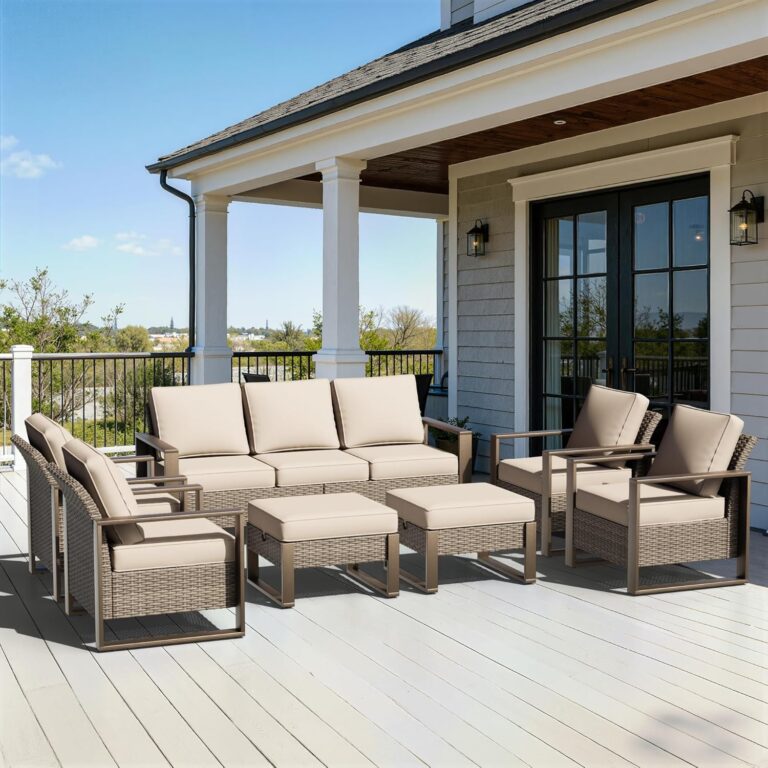 Image 1 of buy 7 piece outdoor rattan furniture set