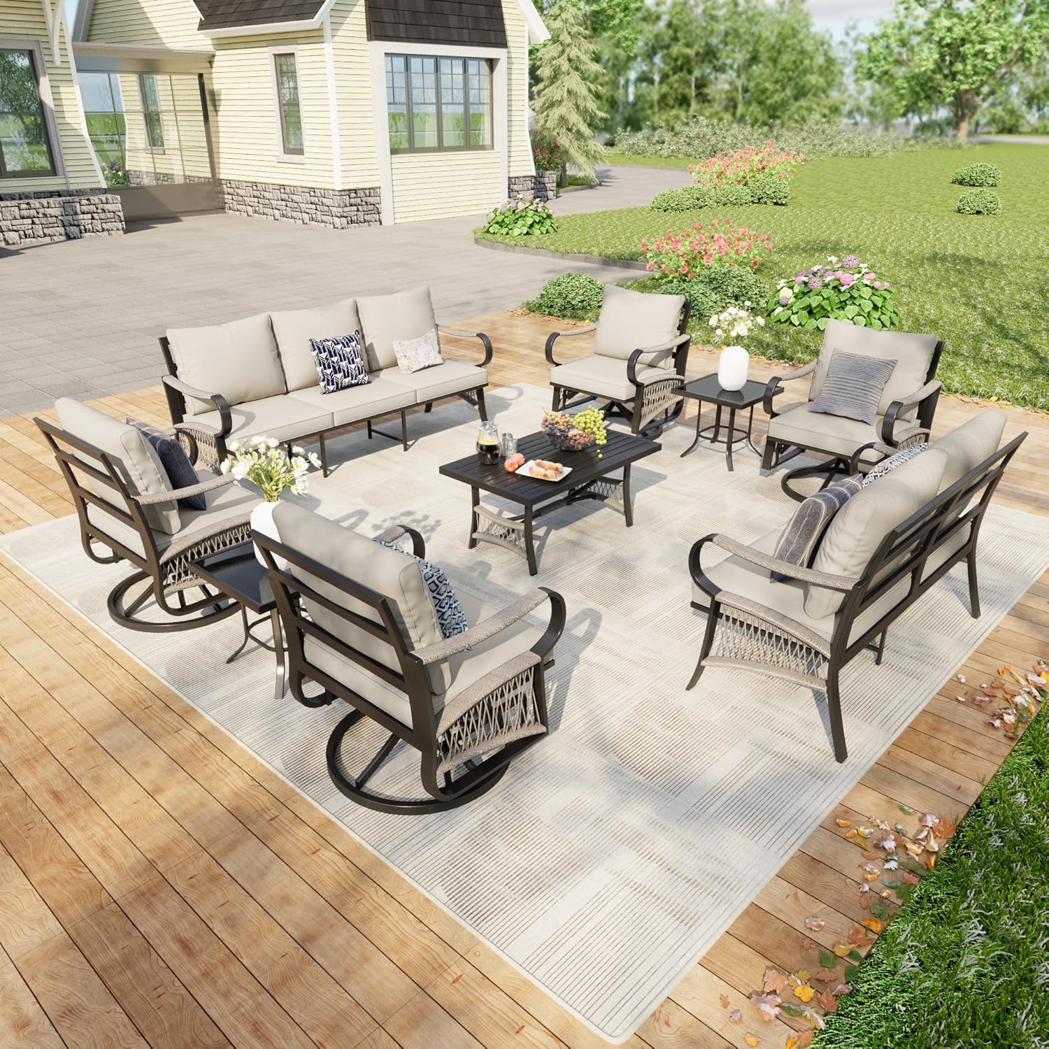 Image 1 of buy 9 piece patio furniture set