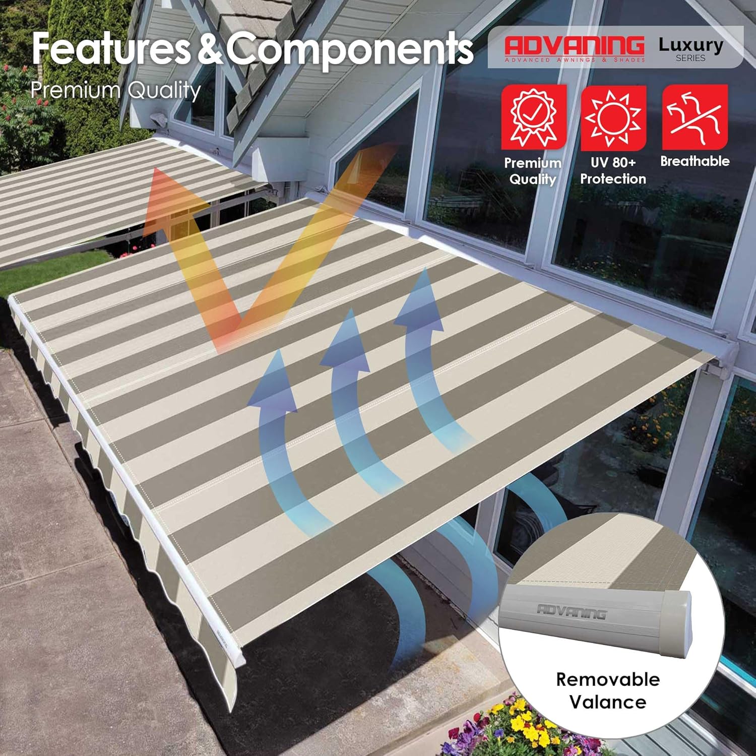 buy ADVANING Luxury Series manual retractable awning,ADVANING awning pros cons,manual retractable awning vs motorized,best manual retractable awning for patio,ADVANING Luxury Series worth buying,should I buy ADVANING awning performance testing and real-world results