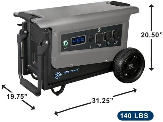 buy AIMS Power portable solar generator,should I buy AIMS Power solar generator,AIMS Power 3.1kWh generator pros cons,best portable solar generator for RV,AIMS Power vs Jackery 3000,AIMS Power solar generator worth buying performance testing and real-world results
