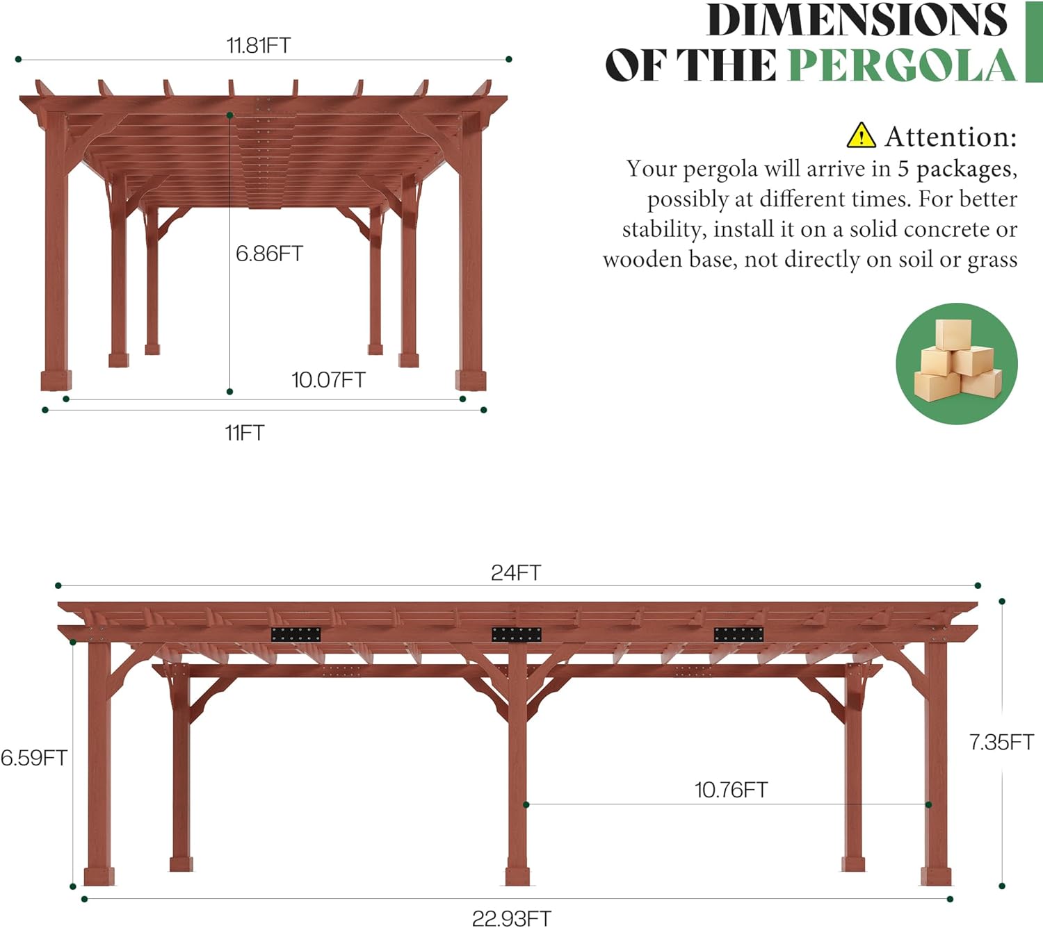 buy AMERLIFE 12x24 pergola,AMERLIFE 12x24 pergola pros cons,best large wood pergola for patio,AMERLIFE cedar pergola worth buying,should I buy AMERLIFE 12x24 pergola,AMERLIFE pergola vs alternatives unboxing and complete package contents