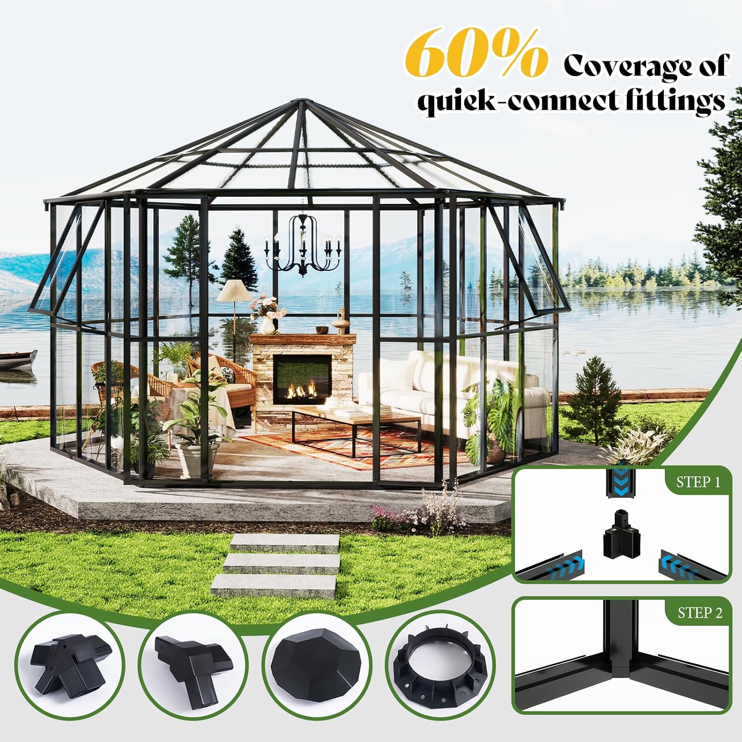 buy AMERLIFE hexagon greenhouse,AMERLIFE greenhouse pros cons,best hexagon greenhouse for garden,AMERLIFE vs other greenhouses,should I buy AMERLIFE greenhouse,AMERLIFE greenhouse worth buying unboxing and complete package contents
