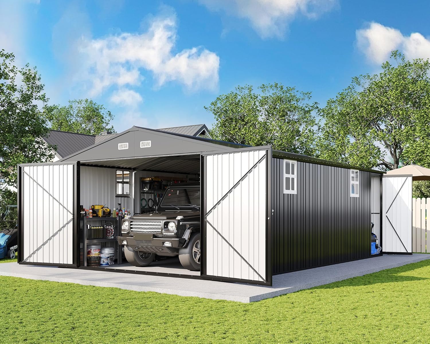 Image 1 of buy AMERLIFE metal garage shed