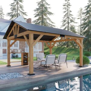 Image 1 of buy AMERLIFE wood gazebo