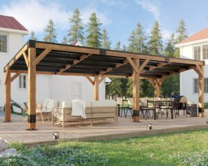 Image 1 of buy AMERLIFE wood gazebo