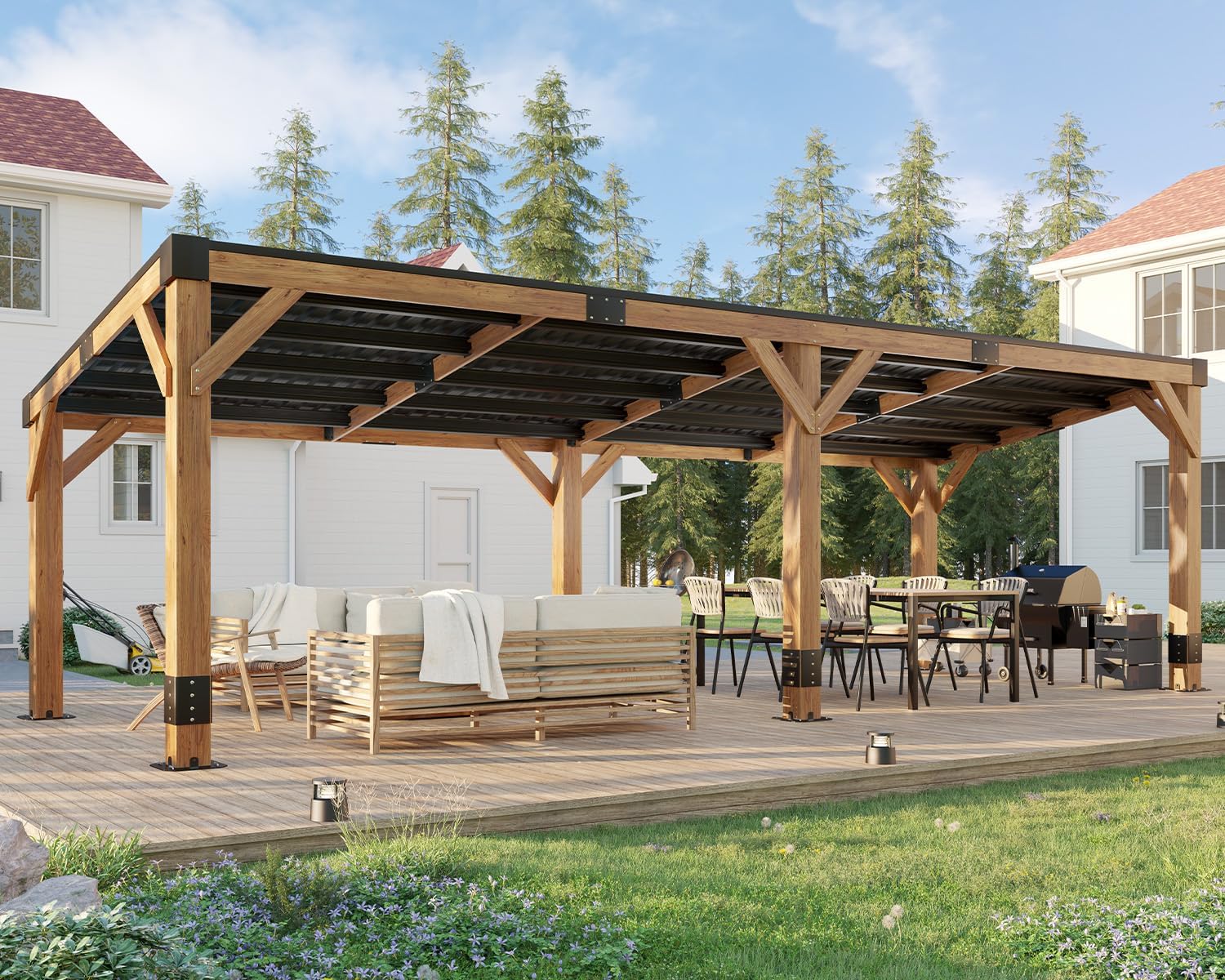 Image 1 of buy AMERLIFE wood gazebo