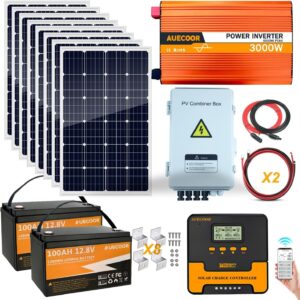 Image 1 of buy AUECOOR 3000W solar kit