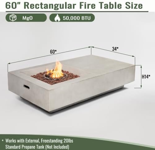 Step-by-step guide for buy Acarra fire pit table,Acarra fire pit table pros cons,50,000 BTU fire pit table worth buying,best outdoor concrete fire pit for patio,should I buy a rectangular propane fire pit,Acarra fire pit table vs other brands - complete tutorial
