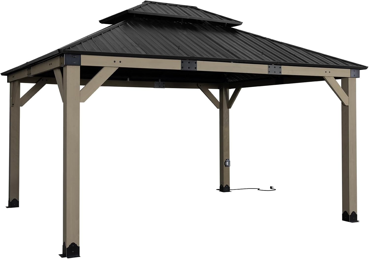 buy Aoodor wood gazebo,Aoodor hardtop gazebo pros cons,wooden frame gazebo best for backyard,Aoodor gazebo worth buying,cedar wood gazebo vs steel frame,outdoor patio gazebo with outlet unboxing and complete package contents