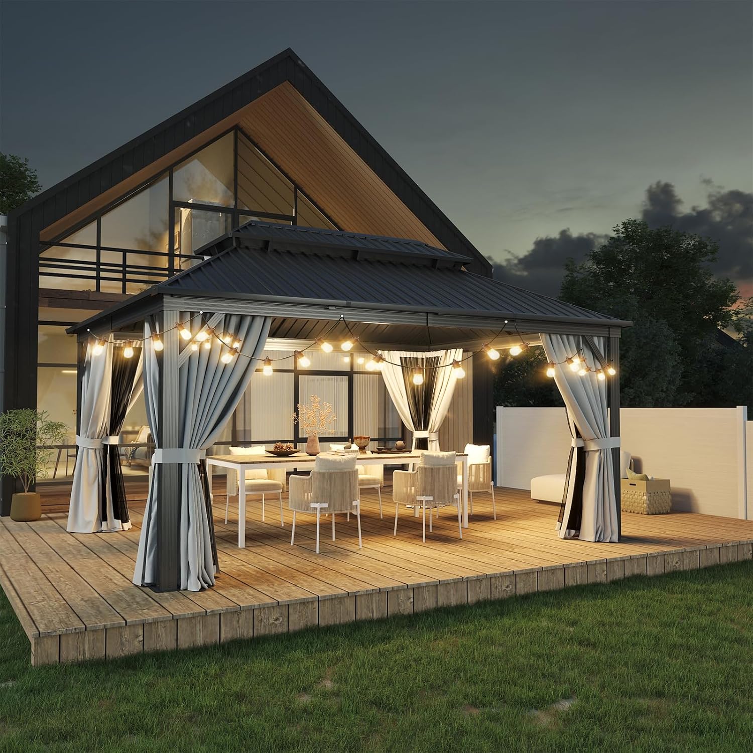 buy Aoxun hardtop gazebo,should I buy Aoxun pergola,Aoxun gazebo vs competitors,Aoxun aluminum gazebo pros cons,Aoxun hardtop gazebo worth buying,best aluminum pergola for backyard unboxing and complete package contents