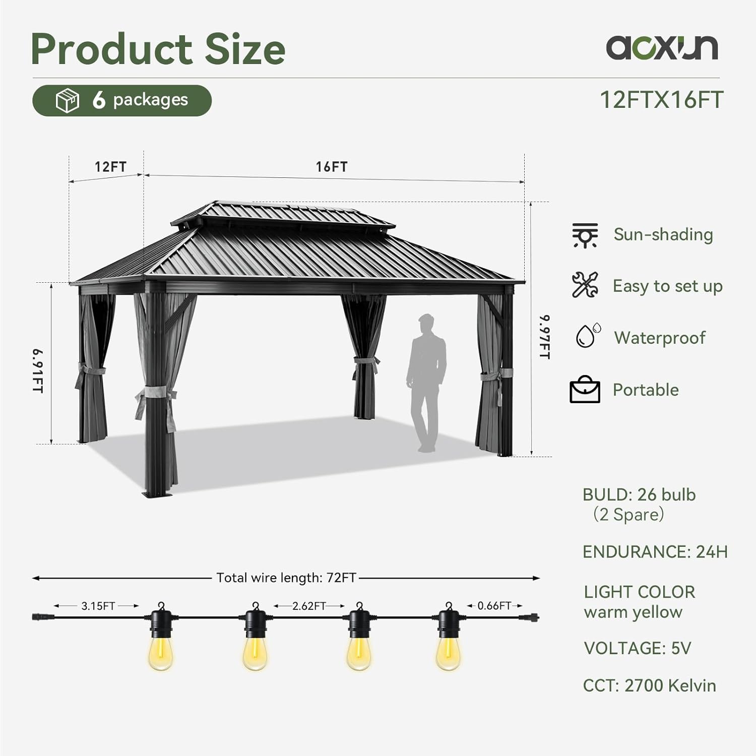 Step-by-step guide for buy Aoxun hardtop gazebo,should I buy Aoxun pergola,Aoxun gazebo vs competitors,Aoxun aluminum gazebo pros cons,Aoxun hardtop gazebo worth buying,best aluminum pergola for backyard - complete tutorial