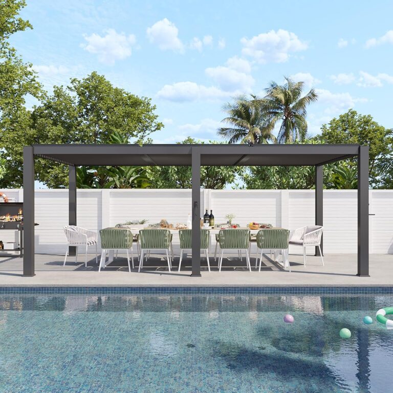 Image 1 of buy Aoxun louvered pergola