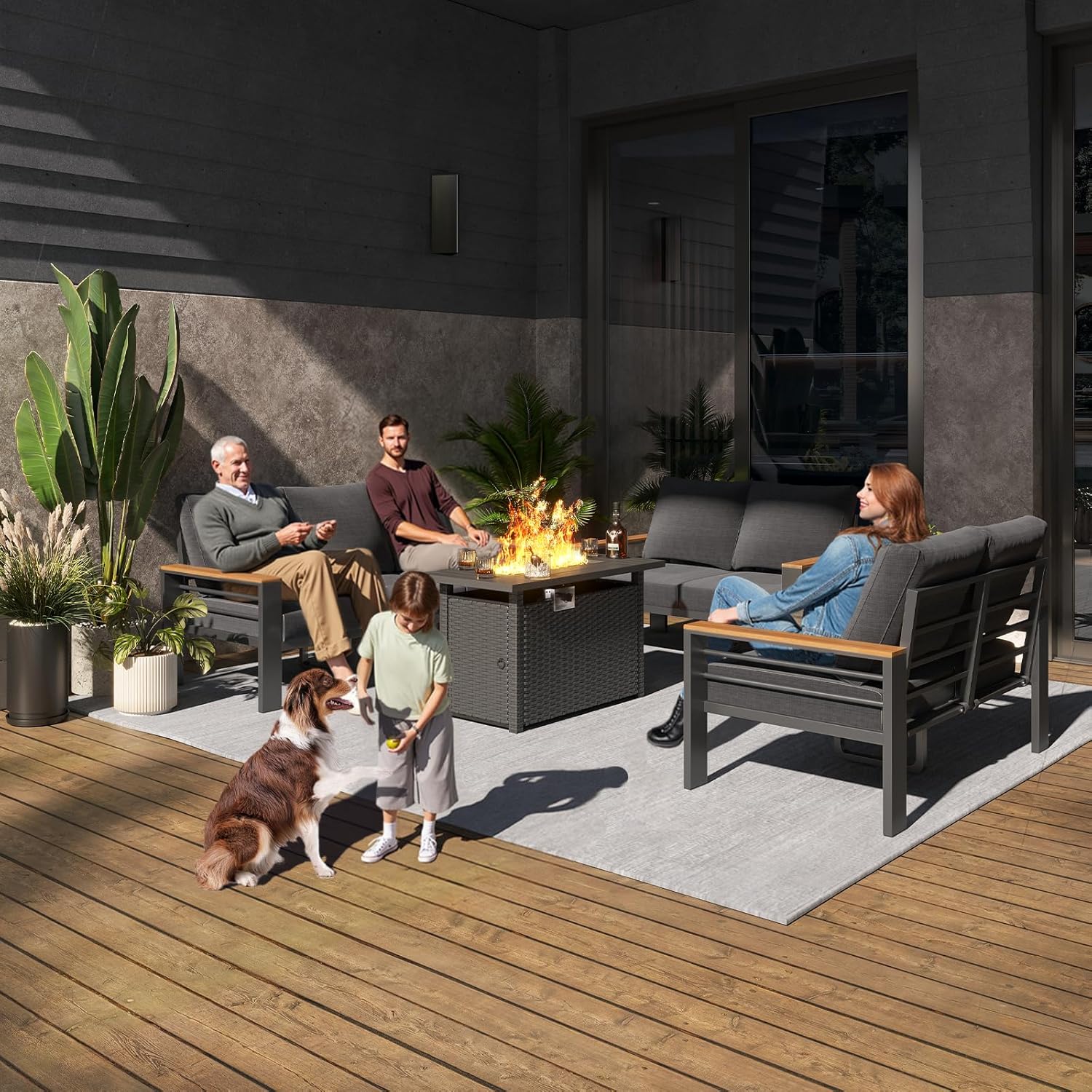 buy Aoxun outdoor patio set,best outdoor conversation set for comfort,Aoxun aluminum furniture pros cons,is Aoxun patio set worth buying,should I get an aluminum patio set,Aoxun vs competitors patio furniture unboxing and complete package contents