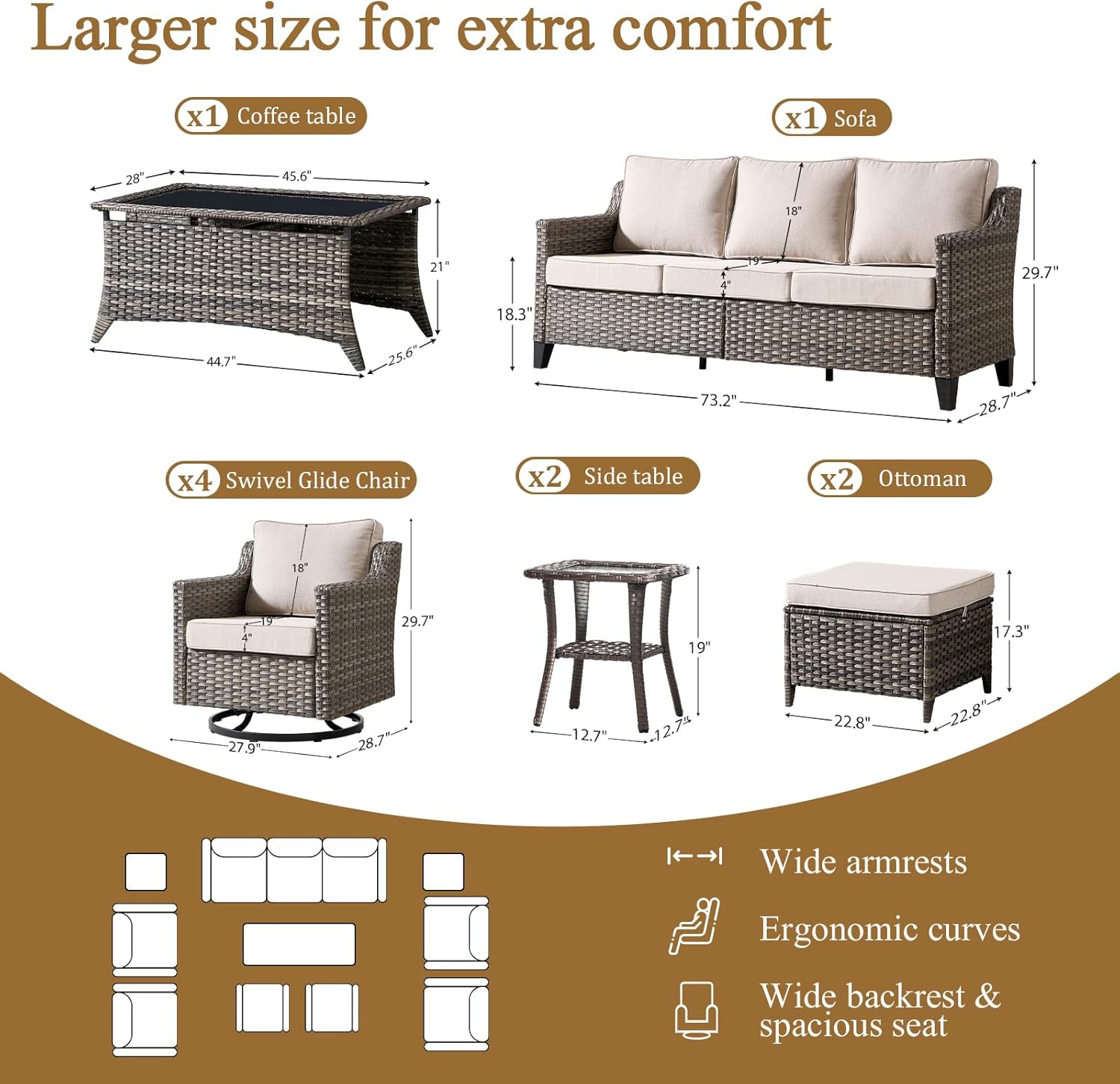 buy Artfurniz patio furniture set,should I buy Artfurniz 10 piece set,Artfurniz vs other patio sets,Artfurniz patio furniture pros cons,best outdoor furniture set for car porch,Artfurniz swivel rocker chairs worth buying unboxing and complete package contents