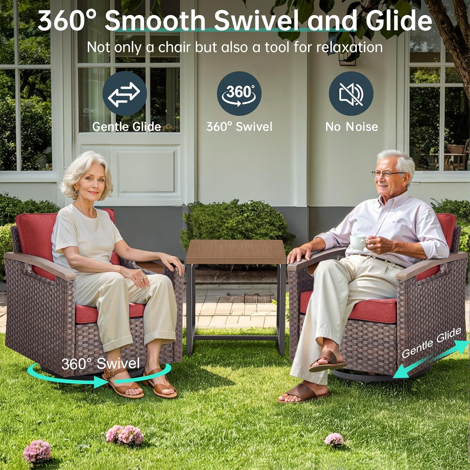 Step-by-step guide for buy Artfurniz patio furniture set,Artfurniz wicker patio set vs other brands,best 5 piece outdoor conversation set for deck,swivel rocker patio chairs pros cons,how durable is PE wicker outdoor furniture,should I buy a patio set with ottomans - complete tutorial
