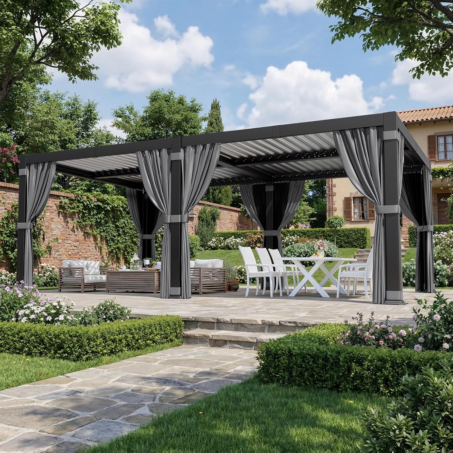 Image 1 of buy BETISEF louvered pergola