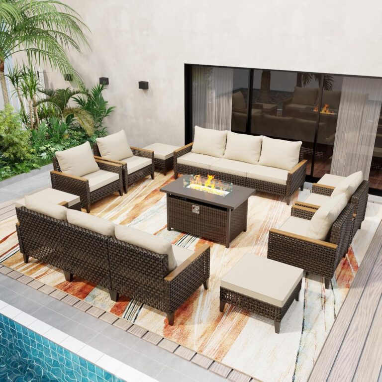 Image 1 of buy Broivira 15 piece patio set with fire pit