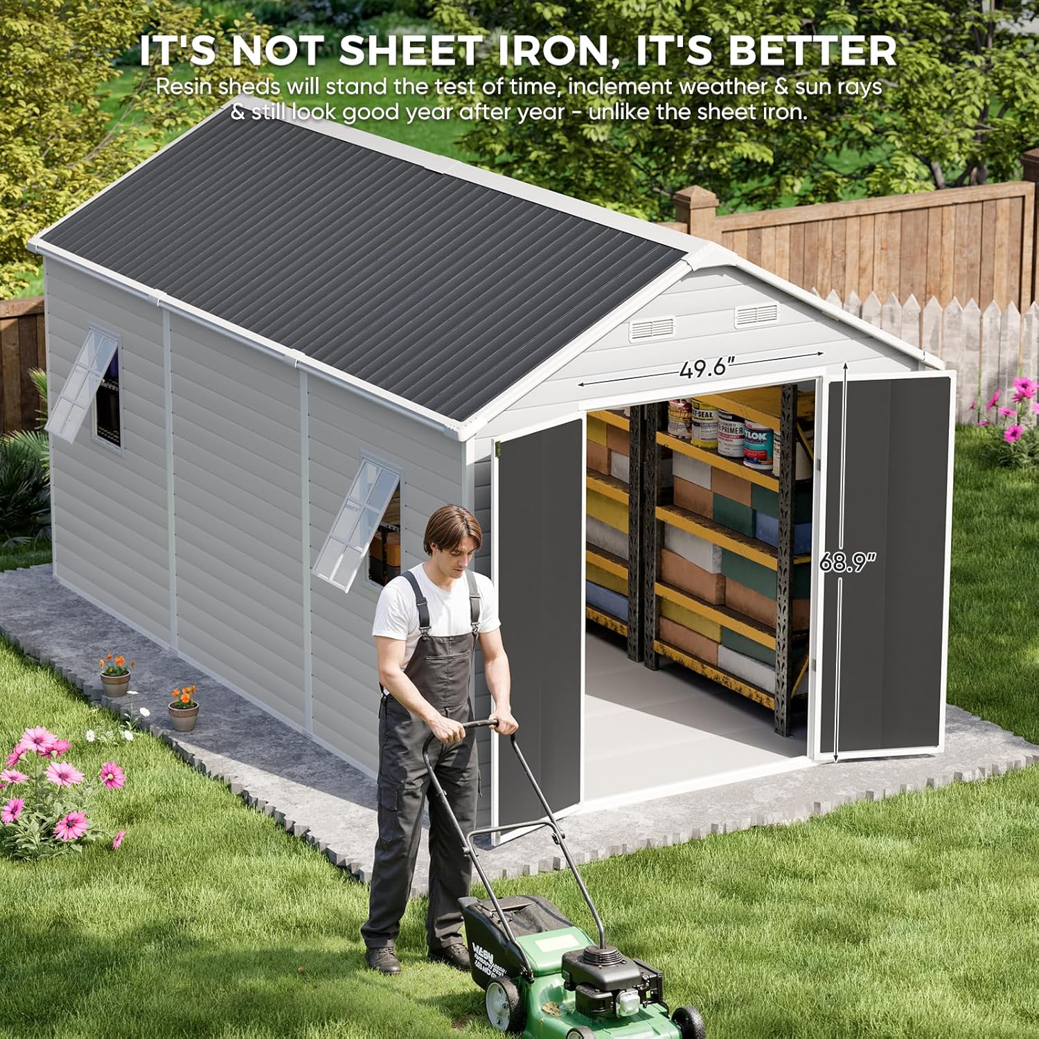 buy CDCASA 8x14 resin storage shed,CDCASA vs other resin sheds,8x14 resin shed worth buying,best large resin shed for backyard,CDCASA shed pros cons,should I buy CDCASA storage shed performance testing and real-world results