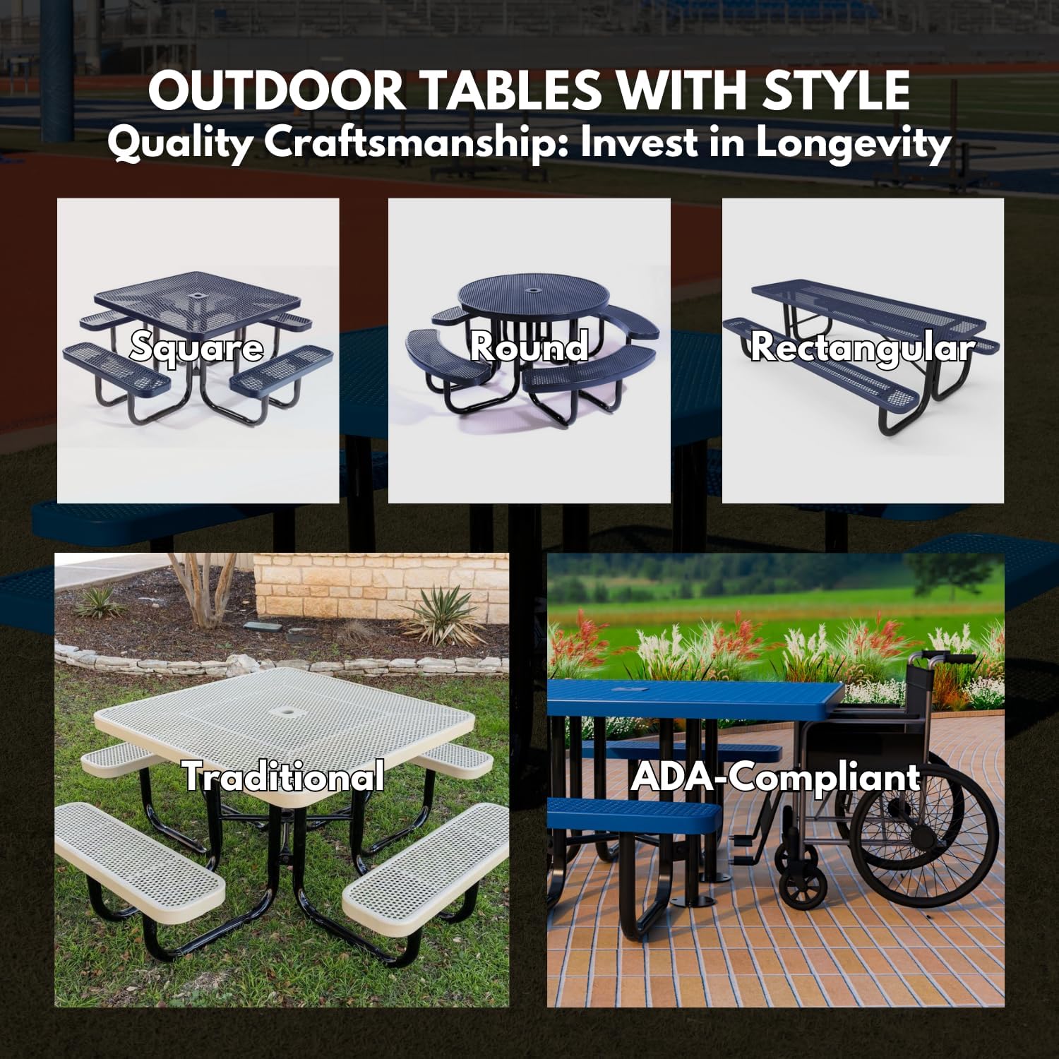 buy COATEDOUTDOORFURNITURE heavy duty picnic table,best commercial grade picnic table for outdoor,COATEDOUTDOORFURNITURE picnic table pros cons,punched steel picnic table vs alternatives,buy 8ft portable picnic table for car,heavy duty picnic table worth buying performance testing and real-world results