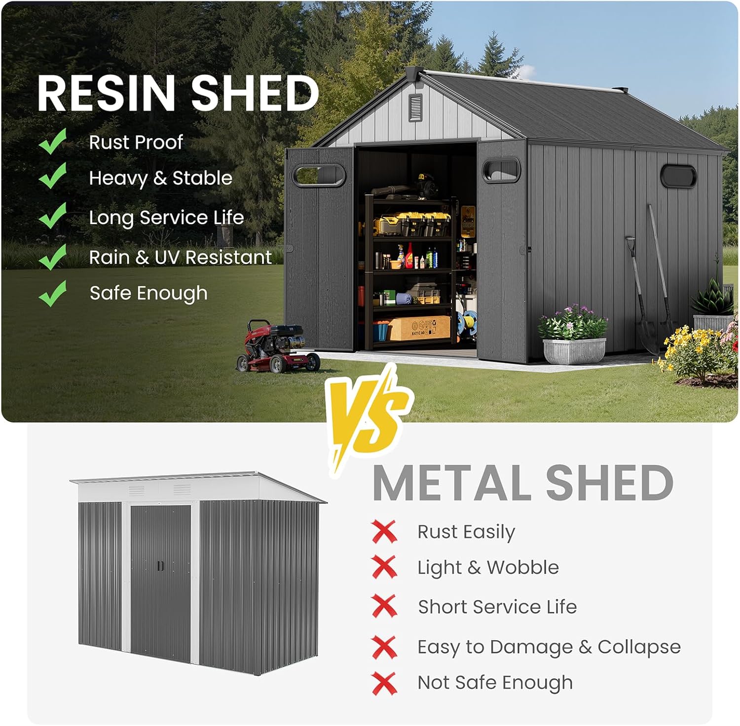 Step-by-step guide for buy CRESTLIVE 8x10 resin shed,should I buy CRESTLIVE plastic shed,CRESTLIVE 8x10 vs other resin sheds,CRESTLIVE resin shed pros cons,best garden storage shed for lawn tools,CRESTLIVE outdoor shed worth buying - complete tutorial