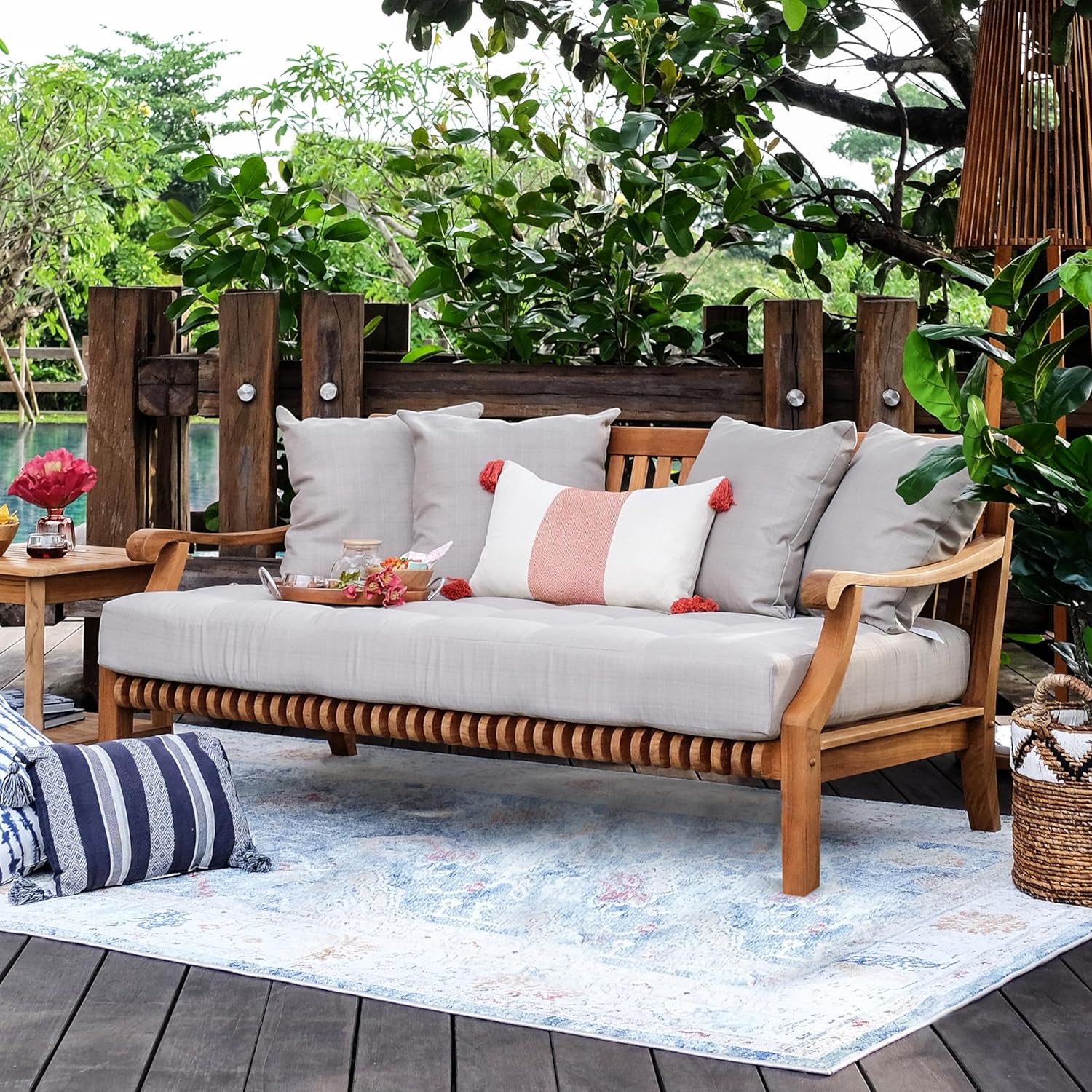 Image 1 of buy Cambridge Casual Costa teak daybed