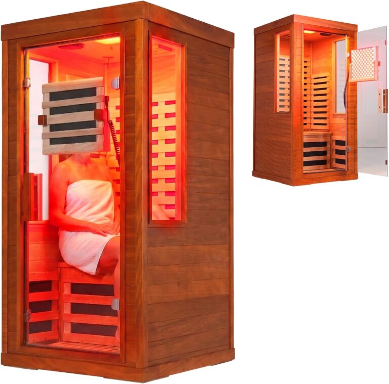 Image 1 of buy CedarLuma infrared sauna with red light therapy