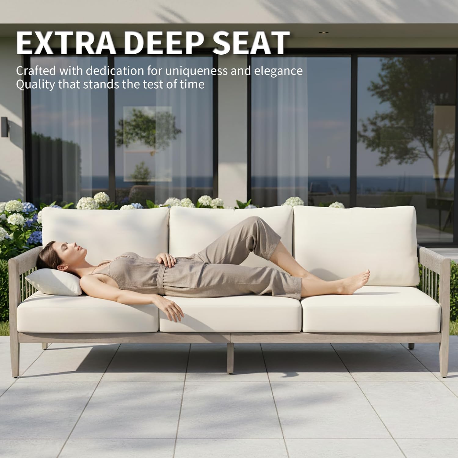 buy CikaCika 4-piece patio furniture set,CikaCika patio set worth buying,best outdoor conversation set for deck,never-rust aluminum sectional sofa pros cons,should I buy CikaCika outdoor sofa,rope weave patio furniture vs alternatives performance testing and real-world results