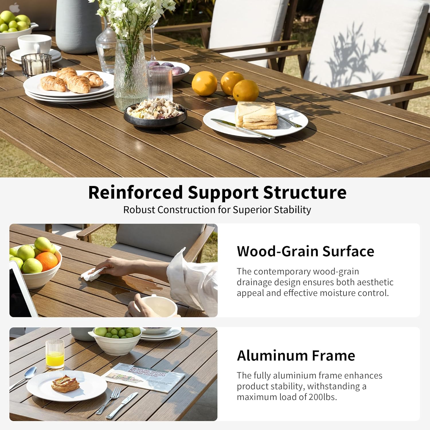 Step-by-step guide for buy CikaCika 9 piece patio dining set,aluminum outdoor dining set with umbrella hole,best patio dining set for 6,CikaCika outdoor dining set pros cons,should I buy a 9 piece patio set,teak finish outdoor furniture worth it - complete tutorial