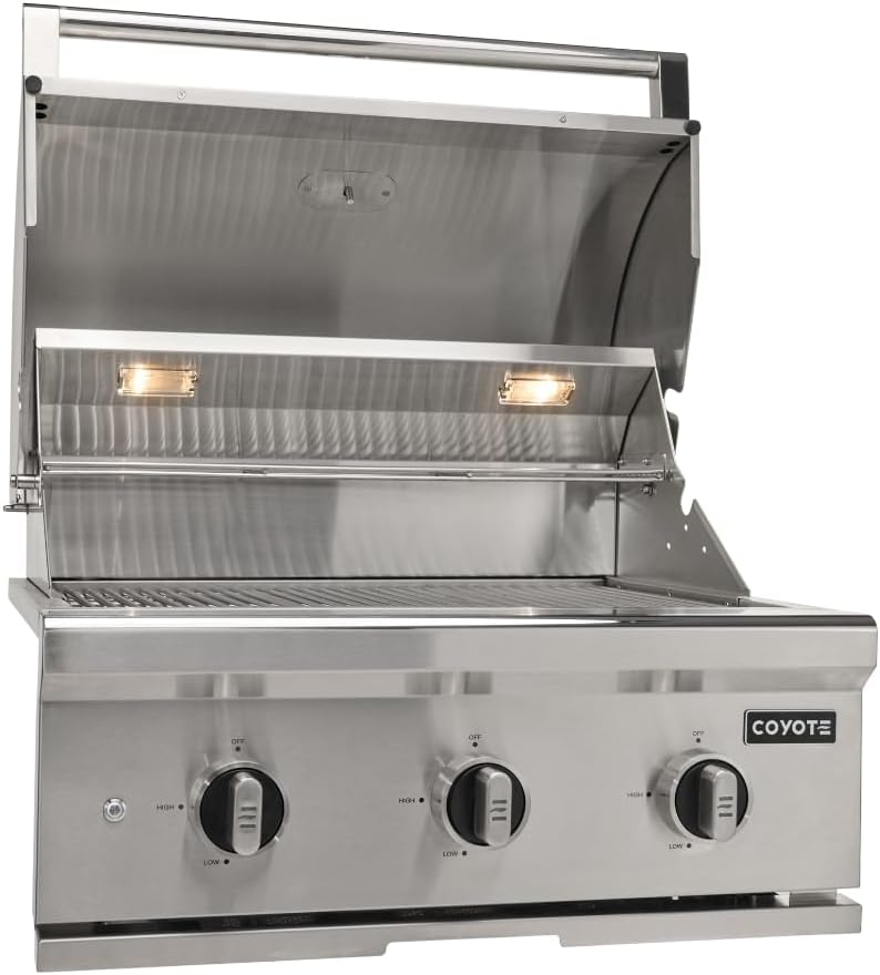 buy Coyote C-Series propane grill,should I buy Coyote grill,Coyote C3C30LP vs Weber built-in,Coyote propane grill pros cons,best propane grill for outdoor kitchen,Coyote grill worth buying unboxing and complete package contents