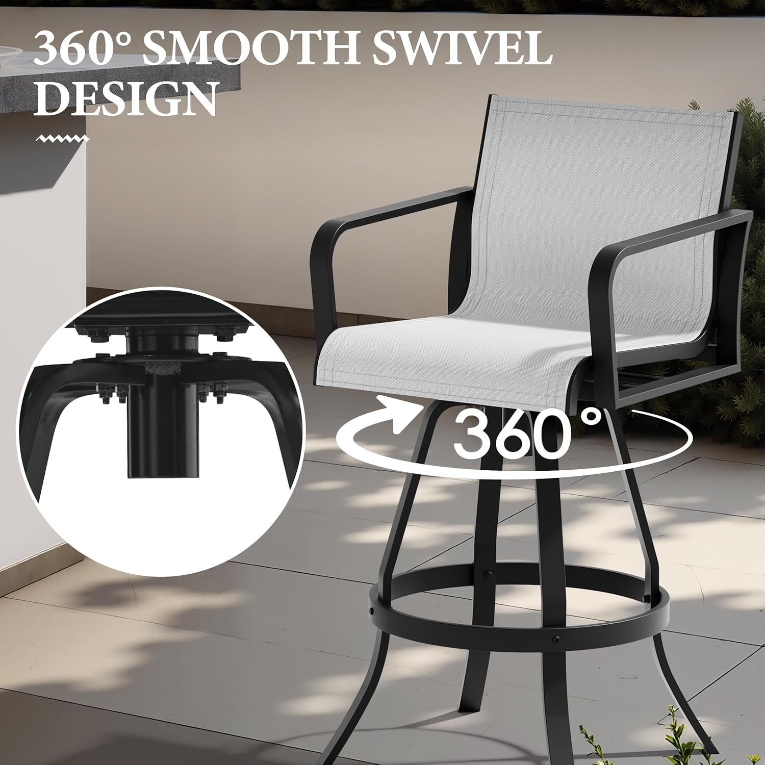 buy Crestlive Products swivel bar stools,best outdoor bar stools for patio,Crestlive swivel stool 360 degree,textilene bar stools for poolside,Crestlive vs other aluminum bar chairs,heavy duty outdoor bar stools pros cons performance testing and real-world results