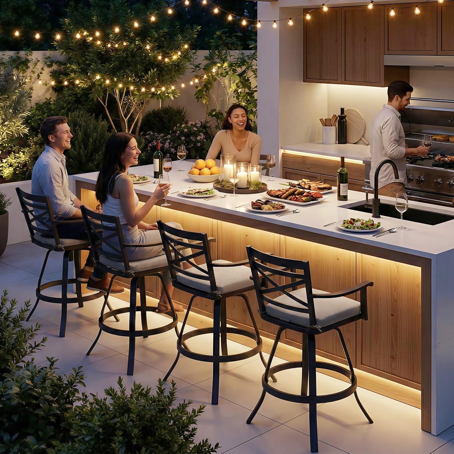 buy Crestlive outdoor bar stools,Crestlive bar stools vs others,best outdoor bar stools 30 inch,are Crestlive bar stools worth buying,patio bar stools with Sunbrella cushions,Crestlive bar stools pros cons unboxing and complete package contents