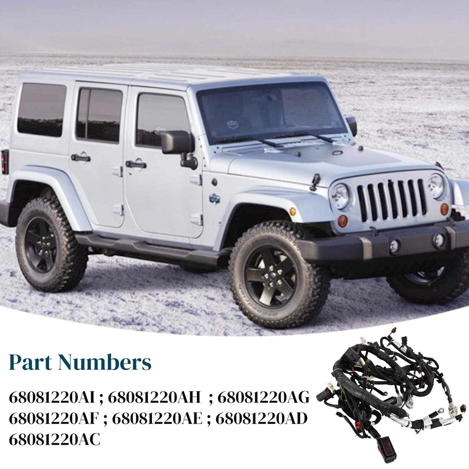 Step-by-step guide for buy DanVard 68081220AI wiring harness,DanVard 68081220AI worth buying,best engine wiring harness for Jeep JK,68081220AI pros and cons,should I buy 68081220AI harness,DanVard harness vs OEM - complete tutorial