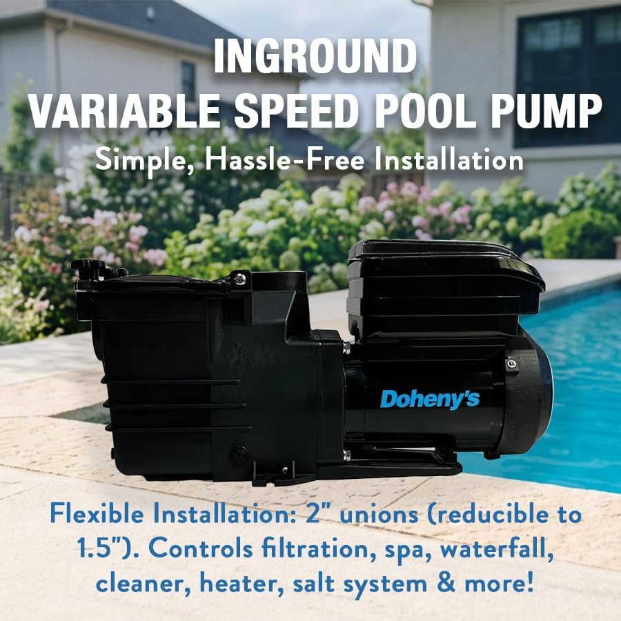buy Doheny's Pool Pro Plus variable speed pool pump,should I buy Doheny's variable speed pool pump,Doheny's Pool Pro Plus vs other pool pumps,Doheny's variable speed pool pump pros cons,best variable speed pool pump for inground pools,Doheny's pool pump energy savings performance testing and real-world results