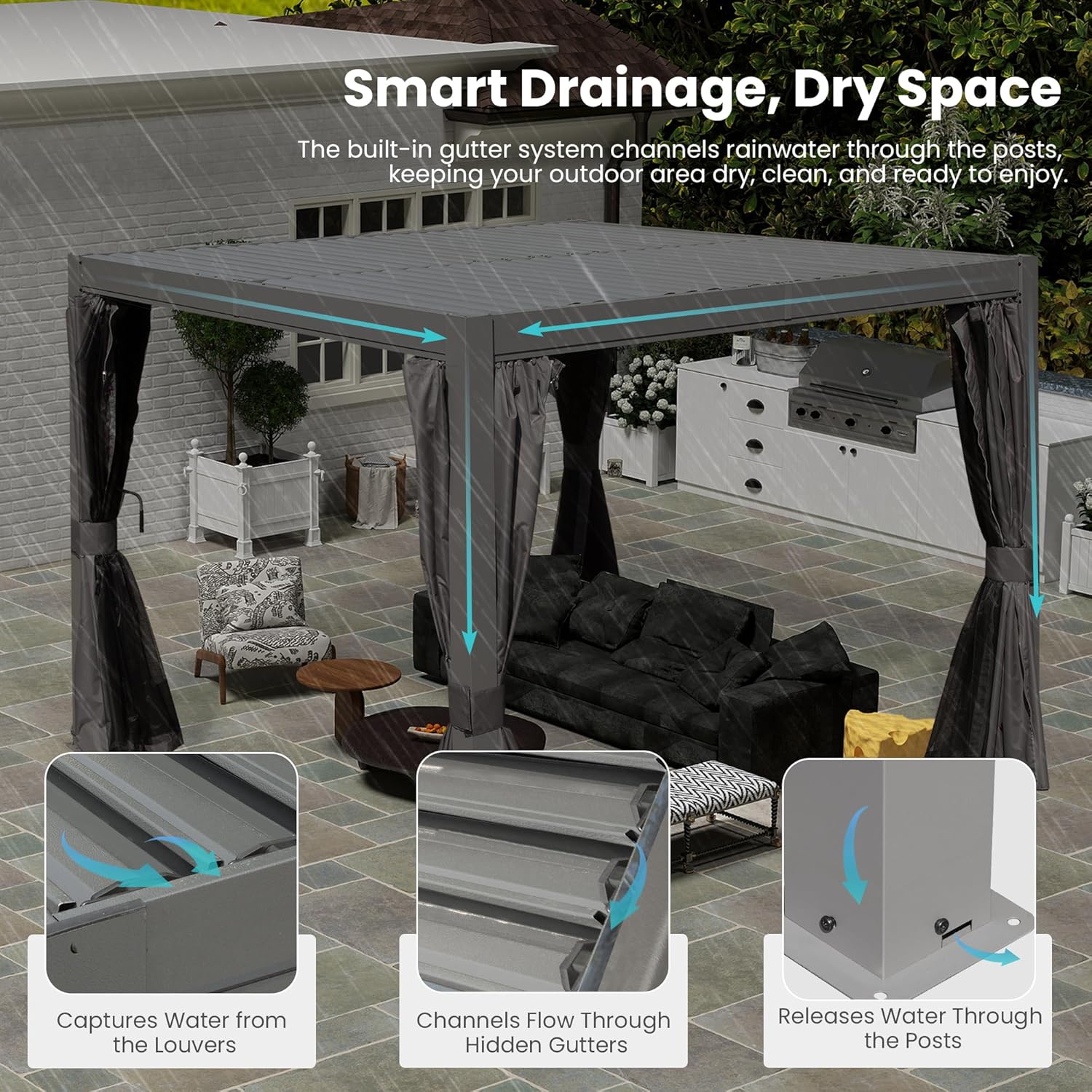 Step-by-step guide for buy Domi Outdoor Pergola,Domi Outdoor Pergola pros cons,aluminum louvered pergola for patio,should I buy Domi pergola,best pergola for deck garden,Domi pergola worth buying - complete tutorial