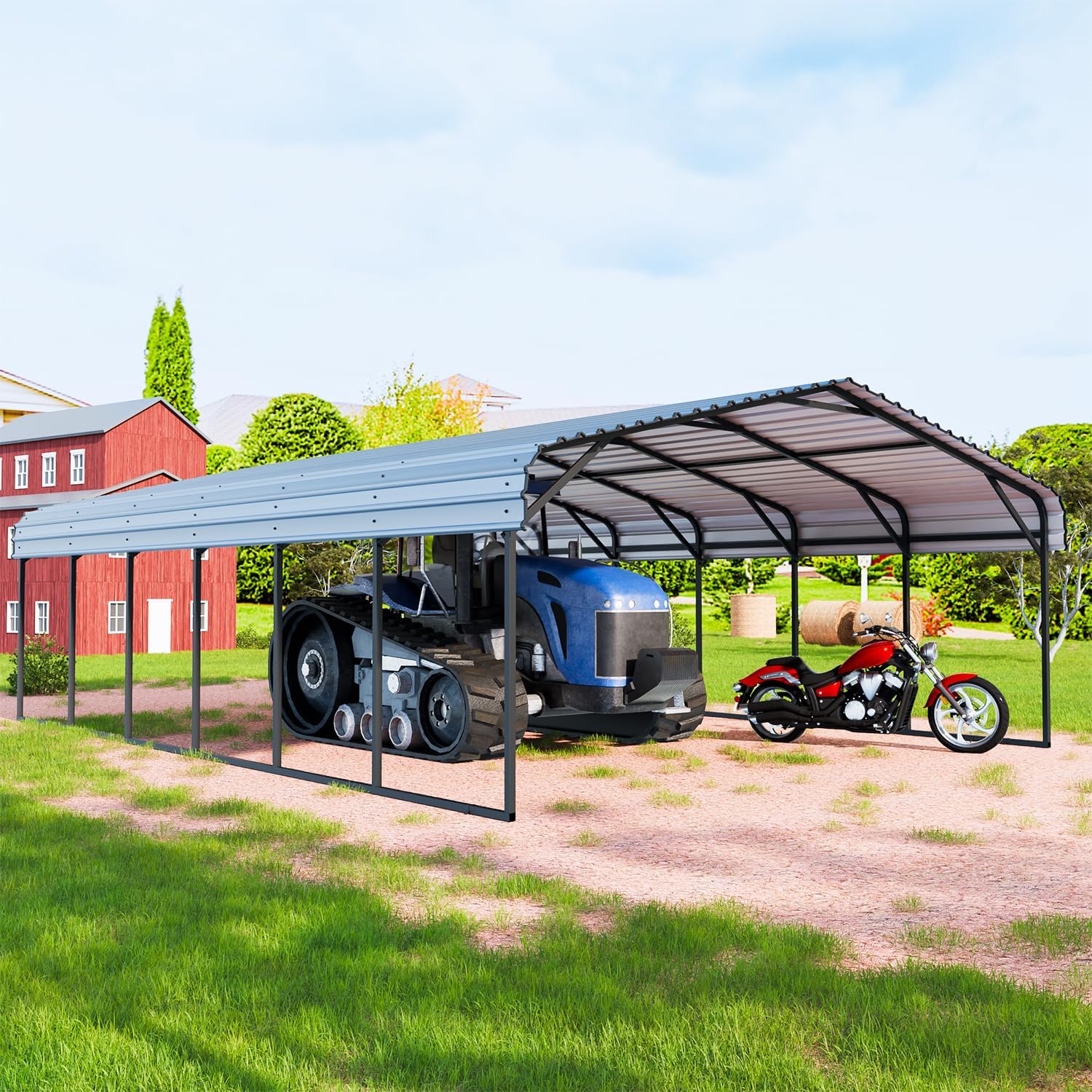Image 1 of buy EBE 20x30 metal carport