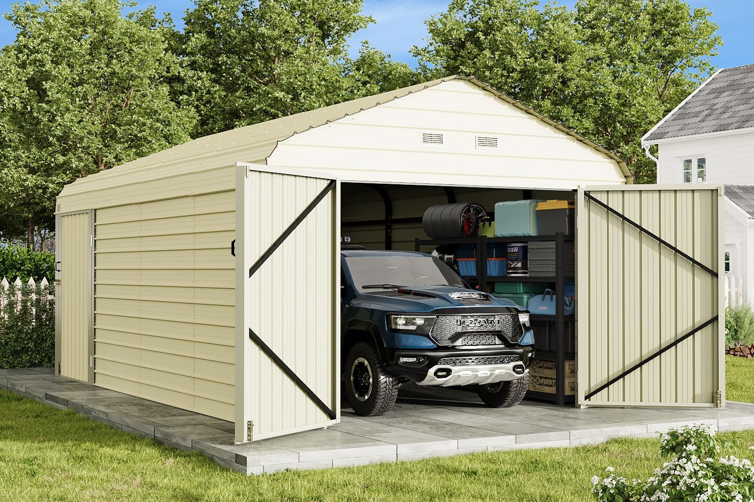 Image 1 of buy EROMMY 12x20 carport