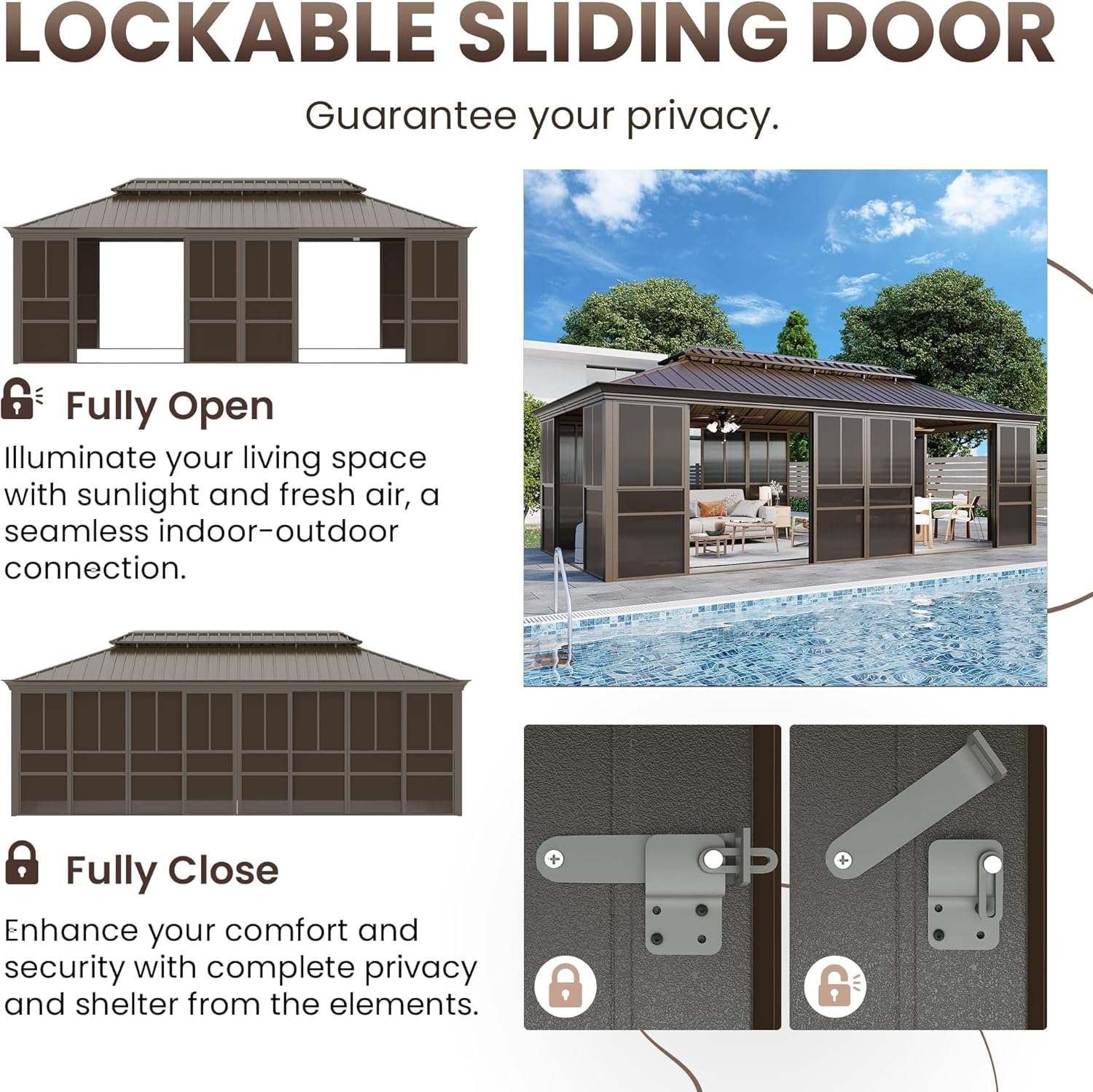 buy EROMMY 12x24 sunroom gazebo,should I buy EROMMY sunroom,EROMMY gazebo vs alternatives,EROMMY 12x24 pros cons,EROMMY hardtop gazebo worth buying,best outdoor sunroom for backyard unboxing and complete package contents