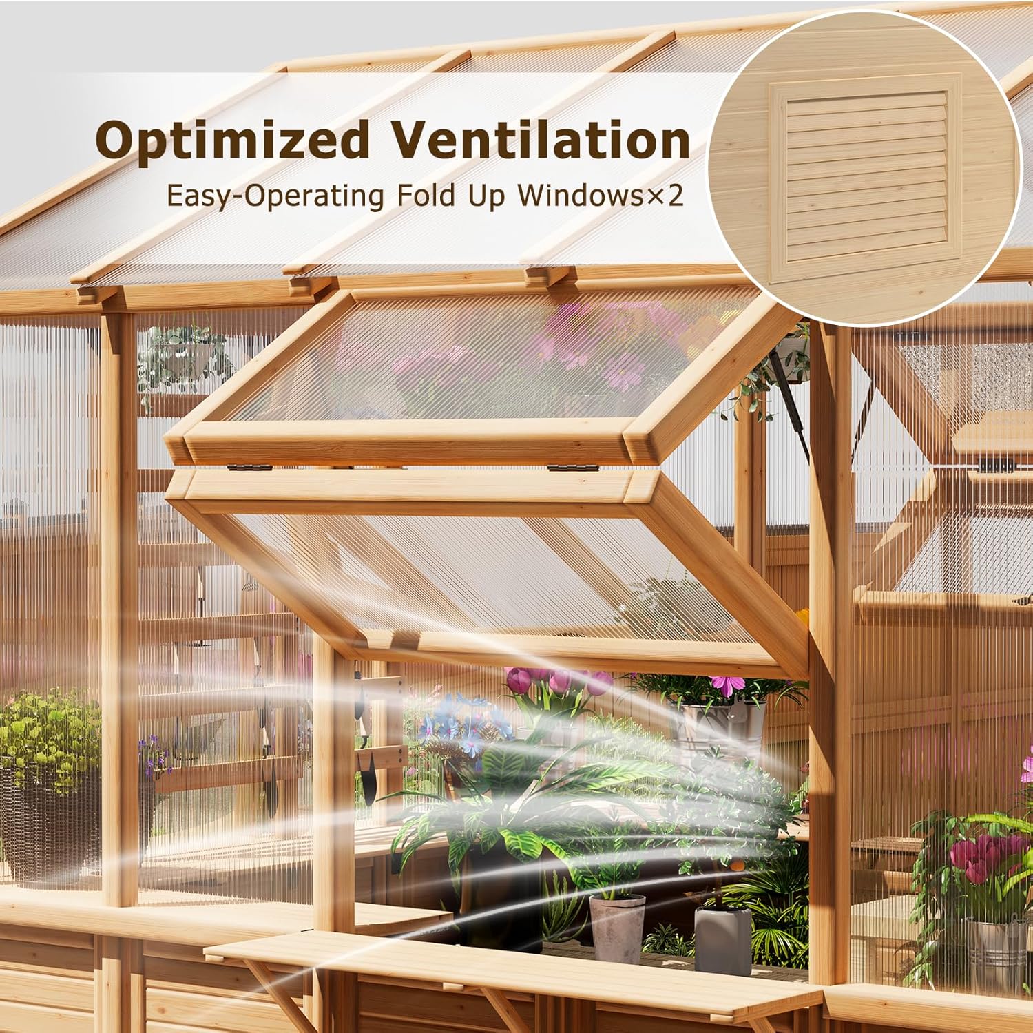 buy EROMMY greenhouse 7x16,should I buy EROMMY greenhouse,EROMMY greenhouse pros cons,best wooden polycarbonate greenhouse,EROMMY greenhouse worth buying,wooden greenhouse for backyard performance testing and real-world results