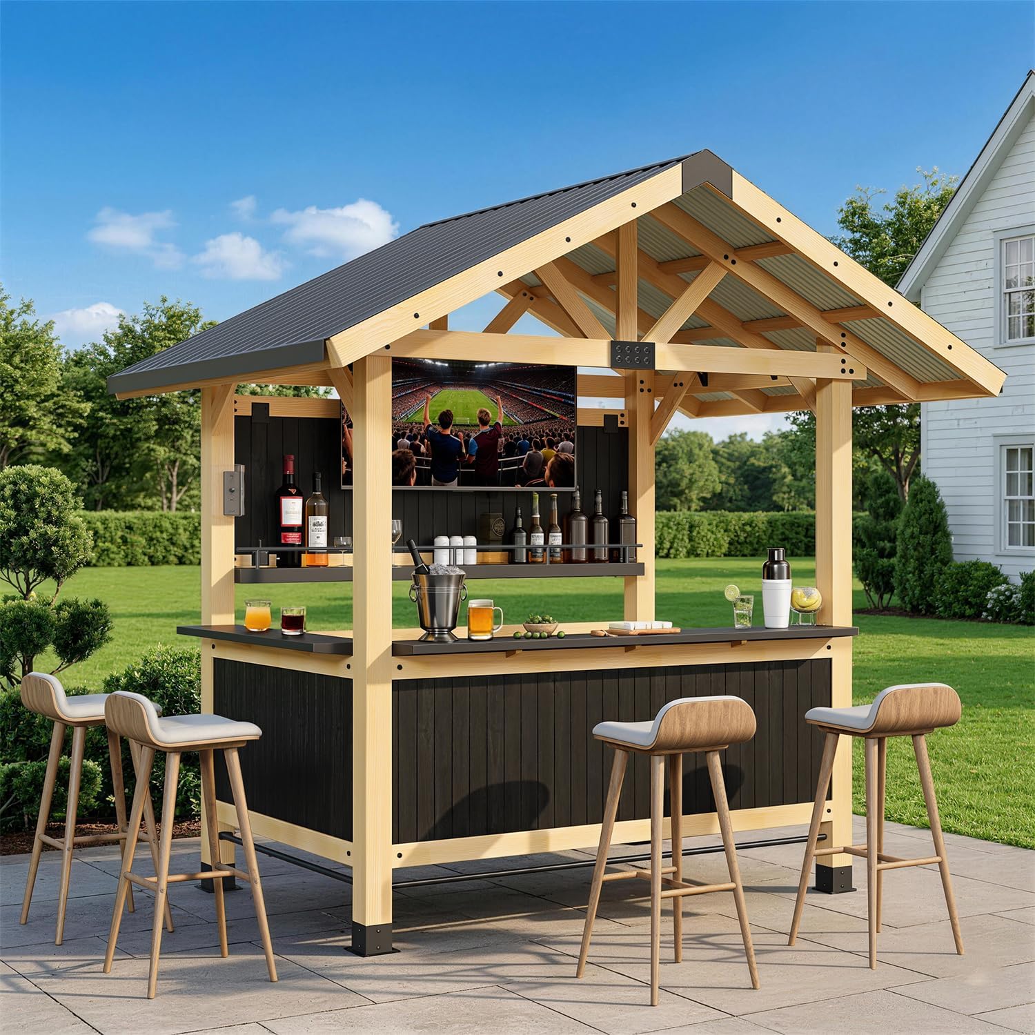 Image 1 of buy EROMMY outdoor gazebo bar