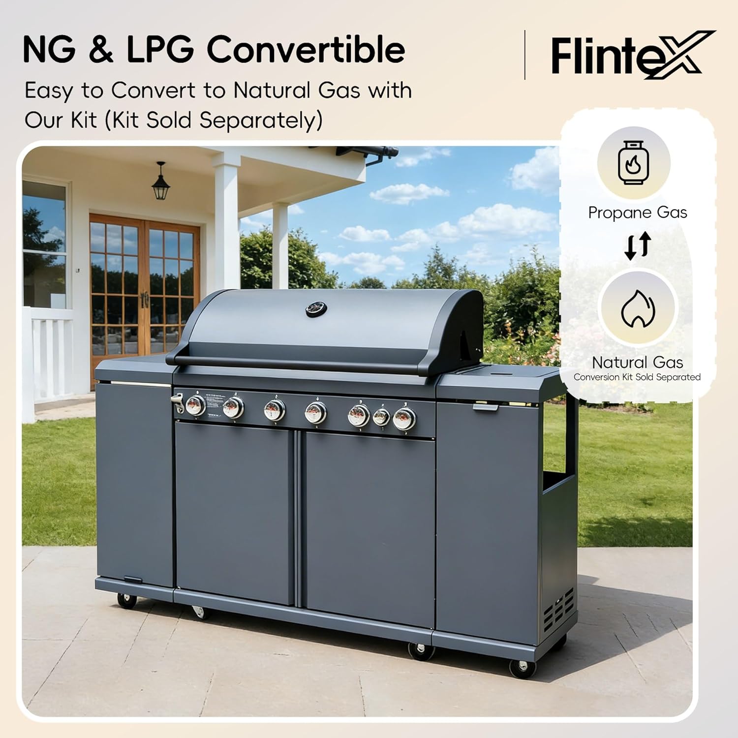 buy Flintex 6 burner propane grill,should I buy Flintex 6 burner grill,Flintex grill vs other brands,Flintex 6 burner grill pros cons,best propane grill for outdoor kitchen,Flintex grill worth buying unboxing and complete package contents