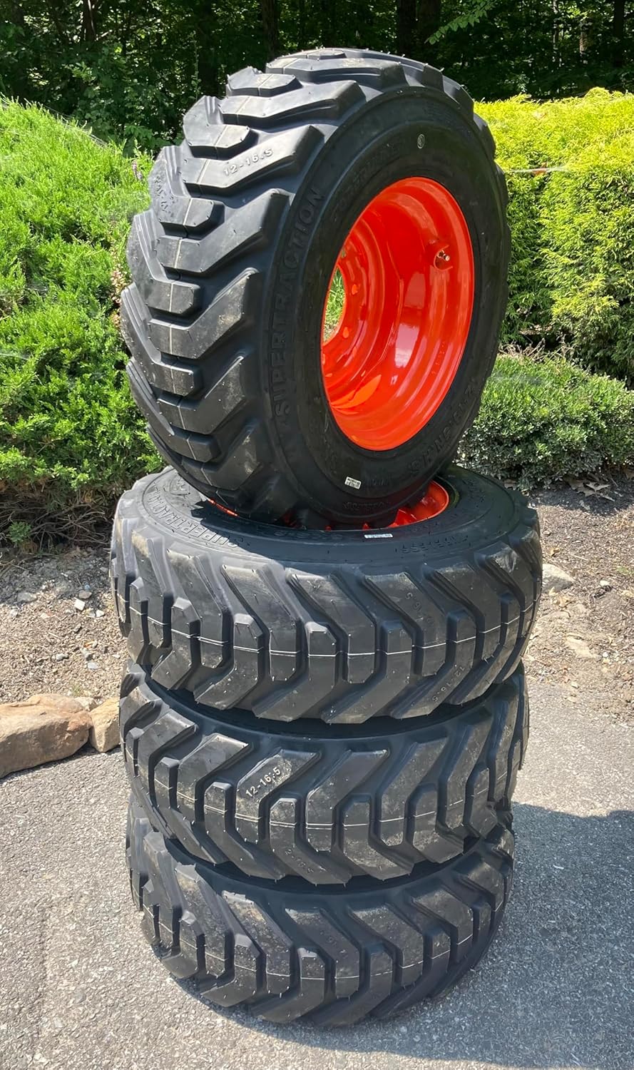 buy Forerunner skid steer tires,Forerunner 12-16.5 tires pros cons,best skid steer tires for Kubota SSV75,should I buy Forerunner SKS-8 tires,Forerunner skid steer tires worth buying,heavy duty skid steer tires for sale unboxing and complete package contents
